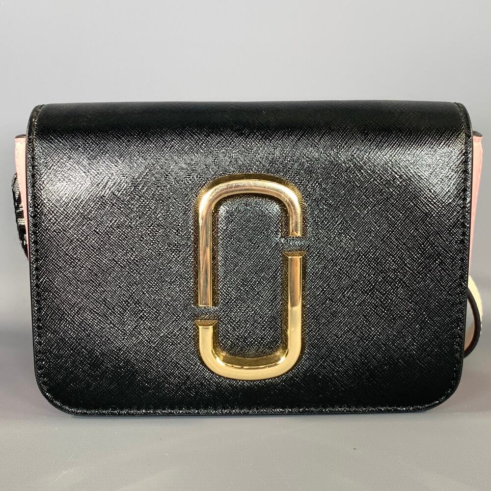 MARC JACOBS FW2018 Black Pink Leather Belt Bag